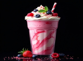 Wild Berry Vanilla Milkshake