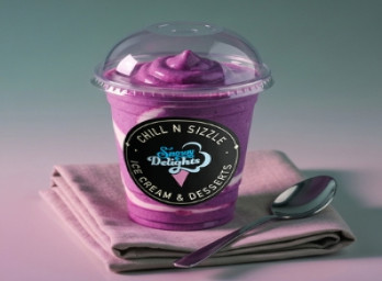 Boysenberry Swirl Falooda